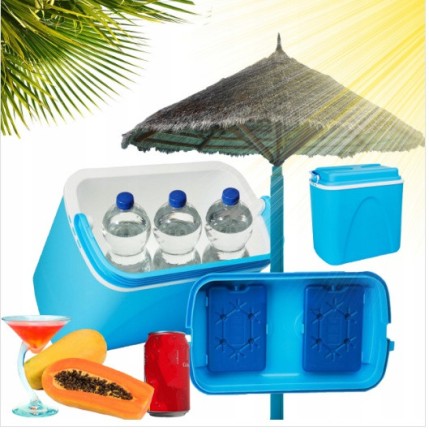 Кулбокс, CoolBox, Ізотермічний контейнер, холодильник Adriatic Aro Big 24 л Синій