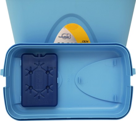 Кулбокс, CoolBox, Ізотермічний контейнер, холодильник Adriatic Aro Big 24 л Синій