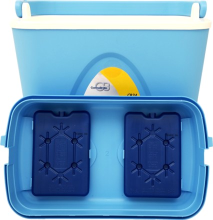 Кулбокс, CoolBox, Ізотермічний контейнер, холодильник Adriatic Aro Big 24 л Синій