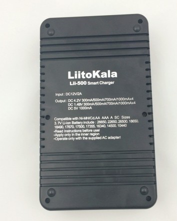 Зарядний пристрій для акумуляторів батарейок Liitokala lii500 Smart Universal Нова прошивка!