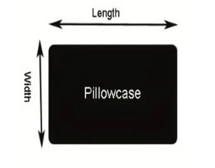 Наволочки атласні, шовкові 50х75, комплект 2 шт., бордо