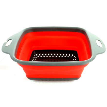 Сито-міска кухонна з ручками, 23 см, неіржавка сталь