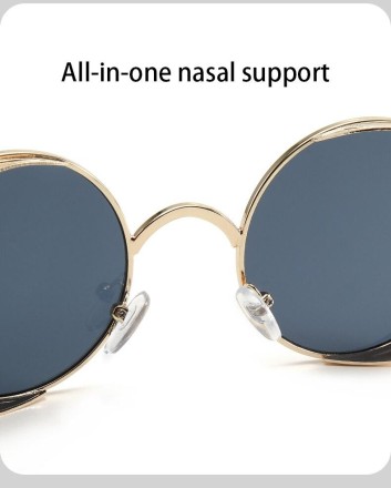 Вінтажні стимпанки сонцезахисні окуляри Ретро Панк авіатор "Dot Paint"