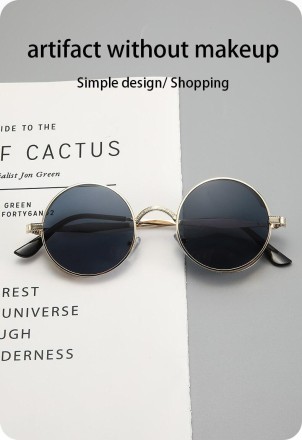 Вінтажні стимпанки сонцезахисні окуляри Ретро Панк авіатор "Dot Paint"