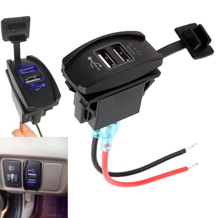 Автомобільна USB-розетка, USB-роз'єм, заряджання, адаптер в авто
