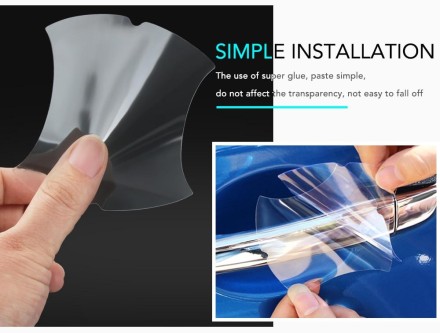 Захисна плівка для ручок дверей, прозора TPU