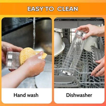 Кошик для барбекю з неіржавкої сталі, обертовий кошик для гриля,  гриль-кошик "Mister BBQ"