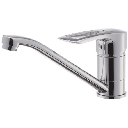 Змішувач для умивальника G-Ferro Hansberg 004, вилив 15 см. Кріплення та шланги в комплекті!