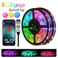 Набір LED Світлодіодна стрічка 5V Bluetooth Multi Rgb 5050 Light Strip 4m Світломузика, караоке, мікрофон, таймі