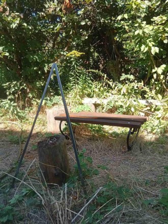 Тринога металева для багаття, з чохлом. Похідна, туристична. 1000 с