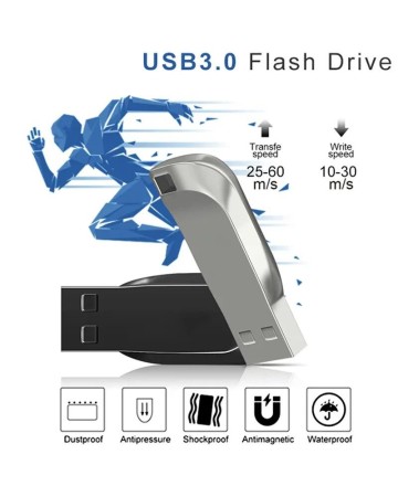 Зовнішній накопичувач SSD Type USB 3.0 Flash 1 TB, 2 TB Extreme speed portable U-Disc