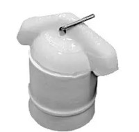 Патрон керамічний, підвісний, жаростійкий, термостійкий, "Монашка" Е27, +180С, Розбірний УК-02. ГОСТ