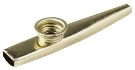 Дудка Kazoo Казу Губна гармошка, флейта-казу Overtone Kazoo. Нержавейка. Оригінал