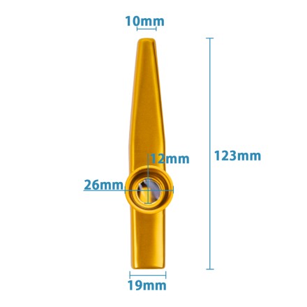Дудка Kazoo Казу Губна гармошка, флейта-казу Overtone Kazoo. Нержавейка. Оригінал