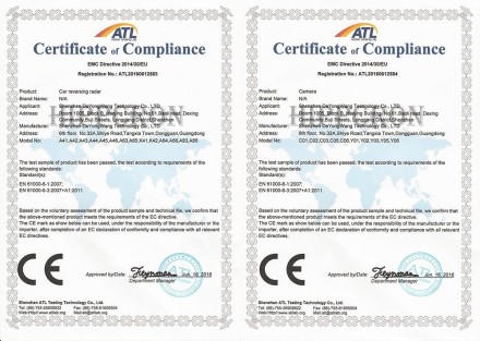 Автомобільна камера заднього огляду CCD 8 IR LED Night View HD