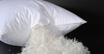 Подушка пухова. Пух 50% перо 50%, натуральний гусячий пух і перо.