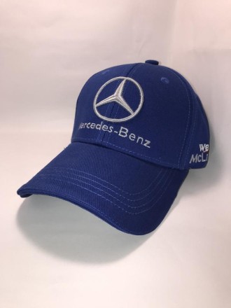 Фірмова кепка бейсболка Mercedes-Benz. Німеччина. Вишита. Синя