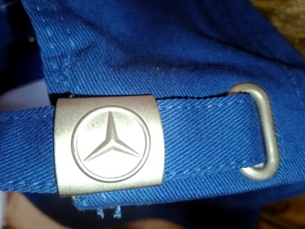 Фірмова кепка бейсболка Mercedes-Benz. Німеччина. Вишита. Синя