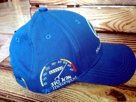 Фірмова кепка бейсболка Mercedes-Benz. Німеччина. Вишита. Синя