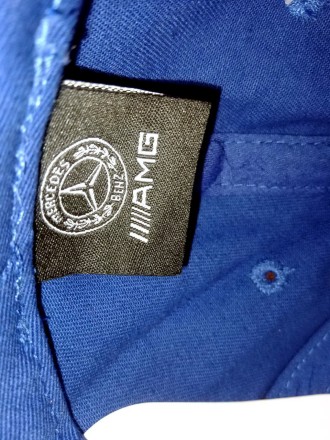 Фірмова кепка бейсболка Mercedes-Benz. Німеччина. Вишита. Синя