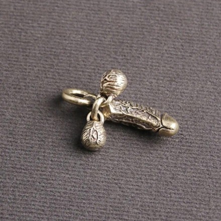 Брелок "Ню" XY із серії "Камасутра" "Rhodium Tools" з кільцем із металу. Латунь