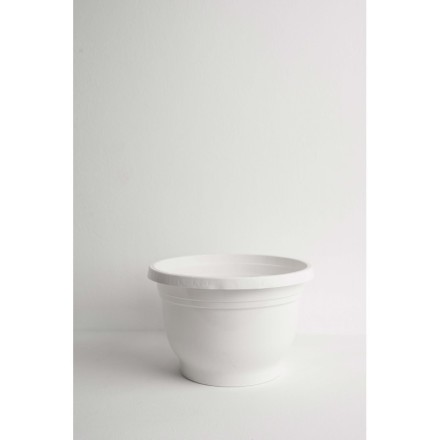 Горщик підвісний, вазон, кашпо для рослин із підвісом "Kloda" 3 л 21 см, білий, Польща