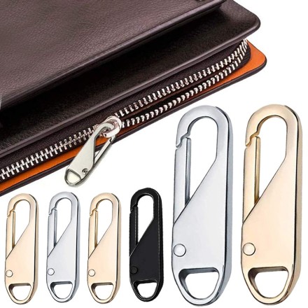 Знімні повзунки, слайдери, бігунки для застібок блискавок, набір для швидкого ремонту FIX A ZIPPER, набір 3 шт.