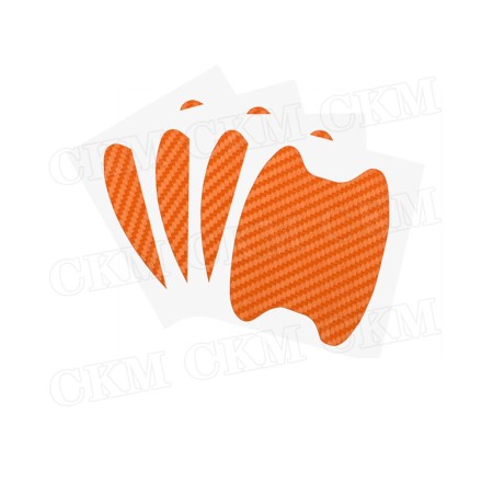 Захисна плівка для ручок "Carbon Fiber", вуглеволокно, 4 шт.