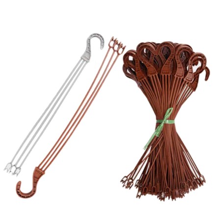 Підвіска, підвіс для квітів 37 см, білий або коричневий, теракот, Польща