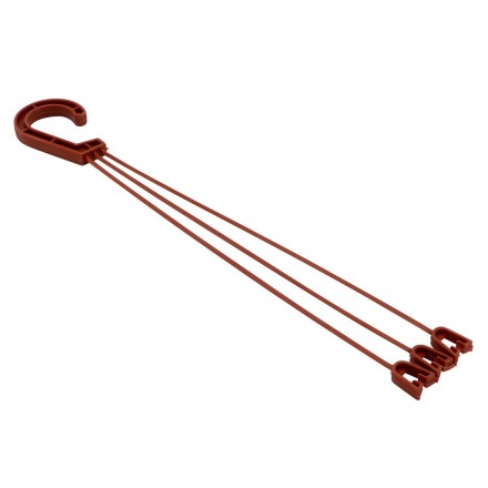 Підвіска, підвіс для квітів 37 см, білий або коричневий, теракот, Польща