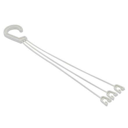 Підвіска, підвіс для квітів 37 см, білий або коричневий, теракот, Польща