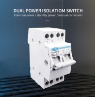 Перемикач навантаження перекидної рубільник TOMZN MTS 63 2Р дім і генератор