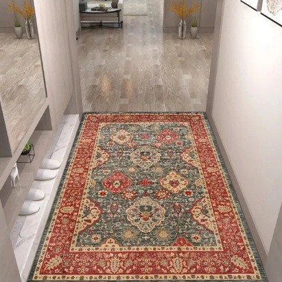 Килимок 40*60 см, оксамитовий килим у національному стилі ретро. Перський стиль 4