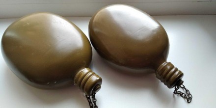 Солдатинська армійська фляга алюмінієва