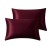 Наволочка атласна, шовкова 50х75, 1 шт., "Red Bordo", бордо