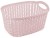 Кошик органайзер універсальний, ажурний, міцний "EFE PLASTICS "Косочка" (колір Капучино) 24,5 Х 18,5 Х 12