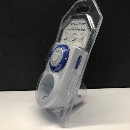 Таймер. Розетка з таймером механічна добова TG-14A