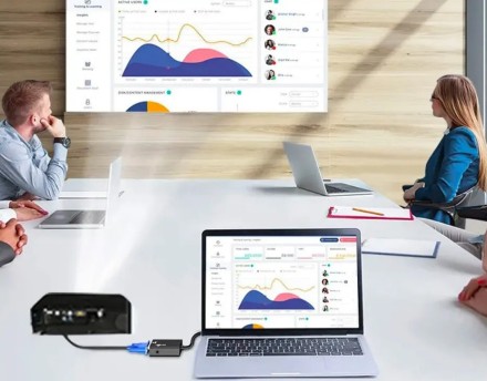 Адаптер HDMI-VGA з аудіо HDTV Male — VGA Female Converter  HDMI-VGA Output 1080P HDTV Аудіо TV AV HDTV Video