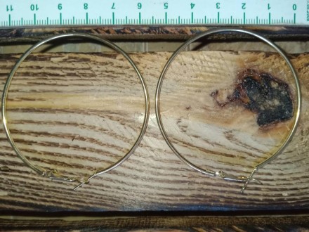 Сережки кільця Xupingi, "Золото", 55 мм