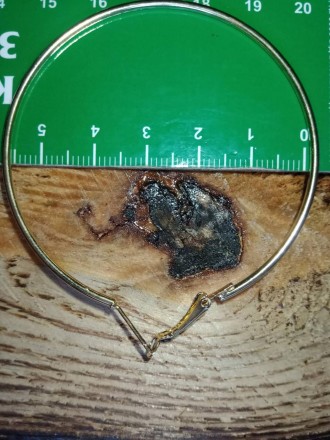 Сережки кільця Xupingi, "Золото", 55 мм