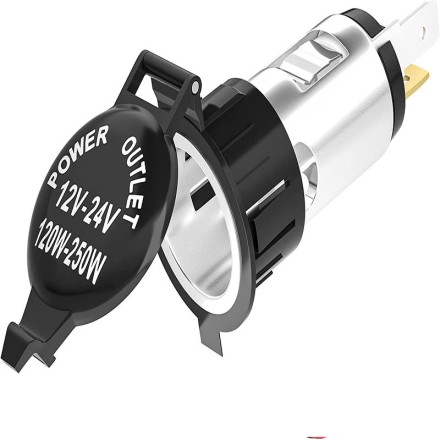 Адаптер перетворювач змінного струму 220 V на 12 V 500 mA в прикурювач 6 Вт AC to DC