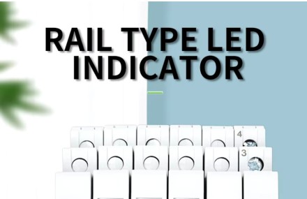Індикатор фаз на DIN-рейку 230 В змінного/постійного струму. Світловий індикатор на DIN-рейку JD9 50/60