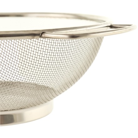 Сито-міска кухонна з ручками, 23 см, неіржавка сталь. Друшляк.