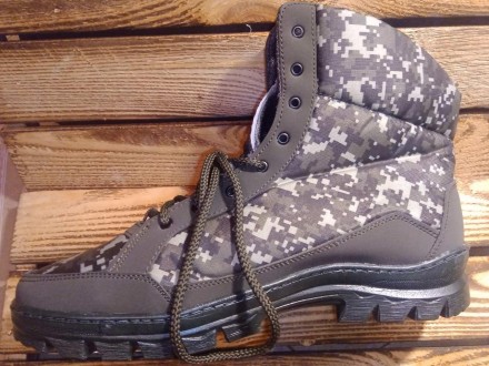 Чоловічі зимові черевики берці на хутрі "Military".  Военторг. Стиль і якість!