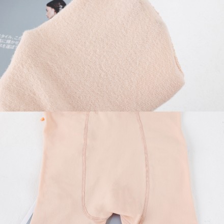 Жіночі легінси, лосини, колготи зимові теплі еластичні з високою талією, фліс.Тілесні. 300 грамів 2-3XL.