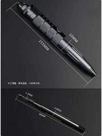 Тактична кулькова ручка самооборони та самозахист