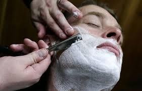 Небезпечна бритва, клинкова бритва з відкритим лезом, пряма бритва, побоювання, шаветка Barber Steel Silver