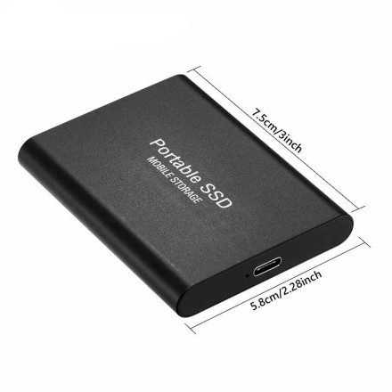 Зовнішній накопичувач SSD USB Type-C Extreme High-speed portable HD 4Tb USB3.0 External Hard Drive