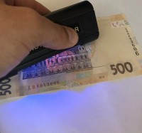 UV LED Детектор валют кишеньковий Kronos AD-682 з ліхтариком LED