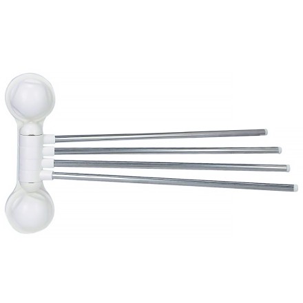 Тримач для рушників настінний поворотний "TOWEL RALL", вішалка 4х, неіржавка сталь